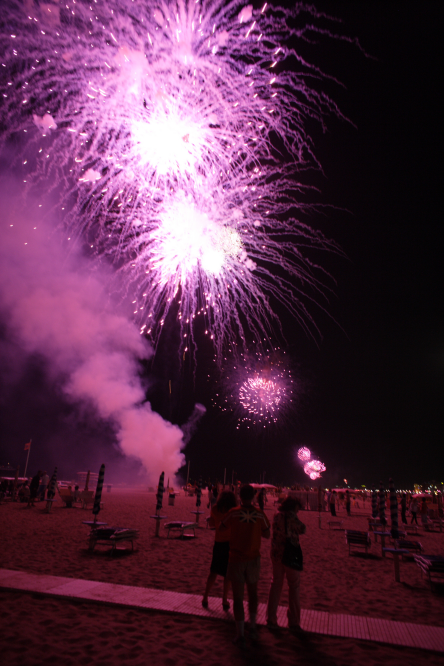 La Notte Rosa, fuochi d'artificio photo by Archivio Provincia di Rimini