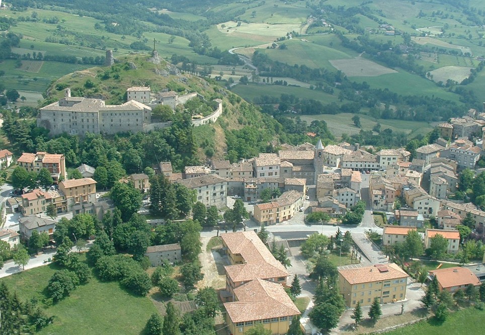 veduta aerea, Pennabilli foto di Archivio Provincia di Rimini