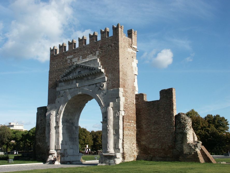 Arch of Augustus, Rimini photo by Archivio Provincia di Rimini