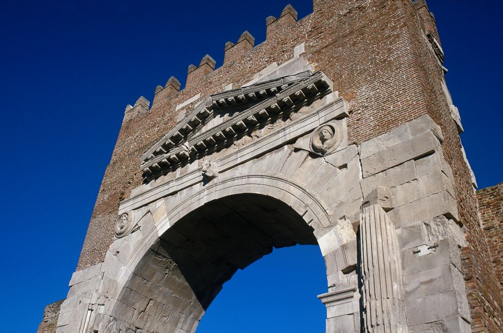 Arch of Augustus, Rimini photo by Archivio Provincia di Rimini