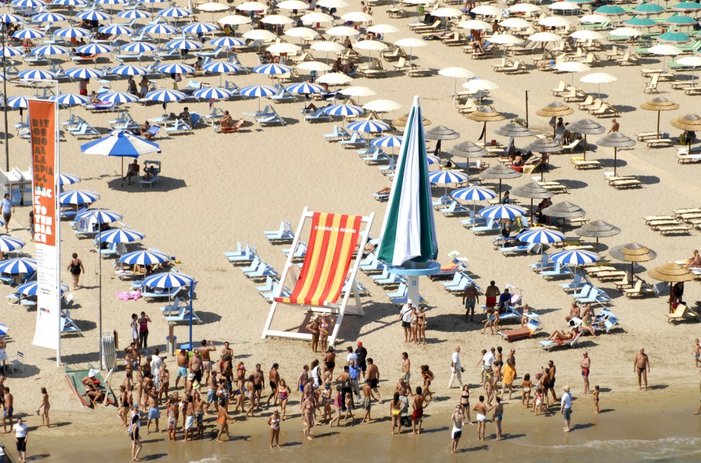 Back to the beach, Rimini photo by M. Migliorini