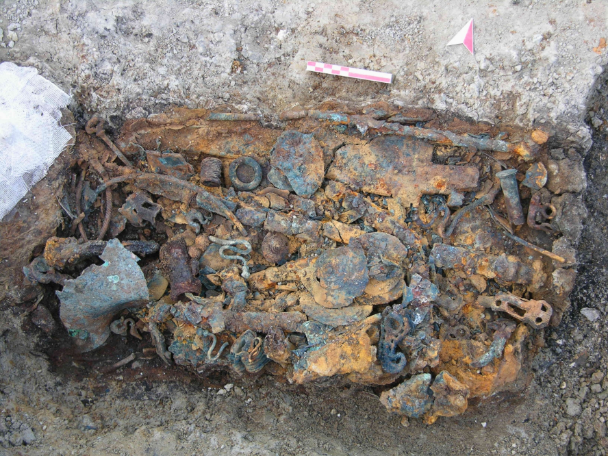 Verucchio, Museo civico archeologico, cassetta lignea photo by Soprintendenza per i Beni Archeologici dell'Emilia-Romagna