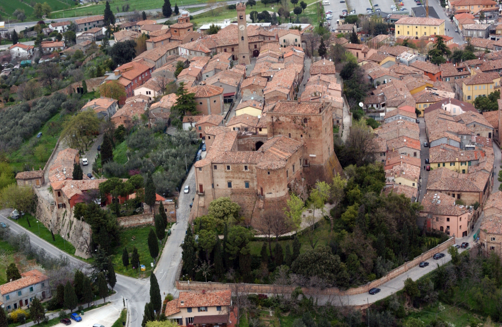 historic centre, Santarcangelo di Romagna photo by Archivio Provincia di Rimini