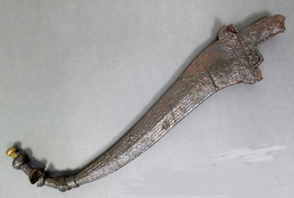 Verucchio, Museo civico archeologico, coltello in ferro e bronzo Foto(s) von Soprintendenza per i Beni Archeologici dell'Emilia-Romagna