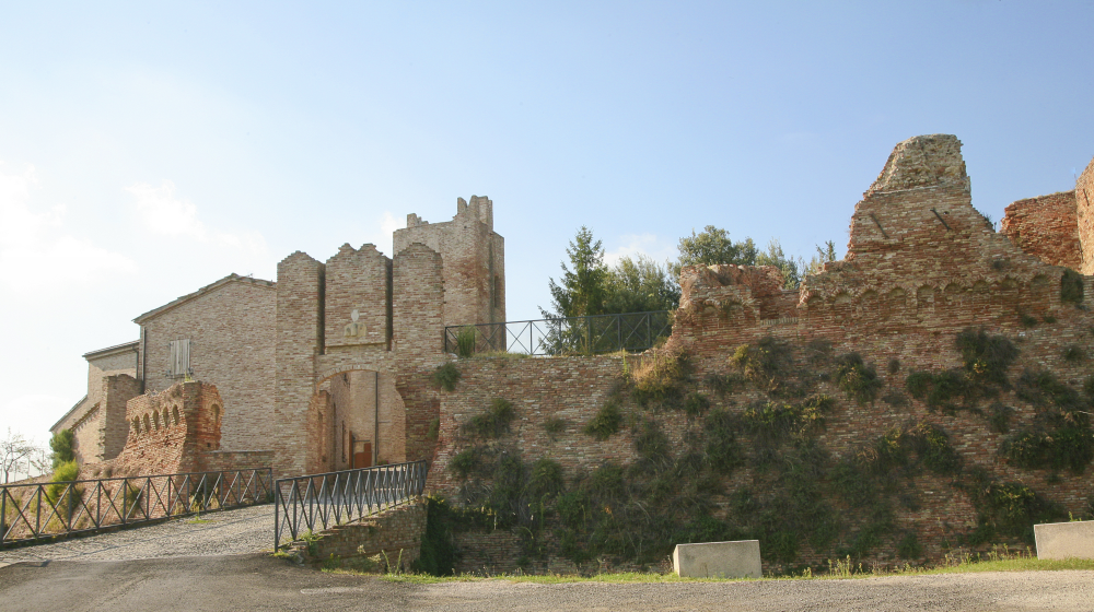 Remains of the town walls, Coriano photo by PH. Paritani