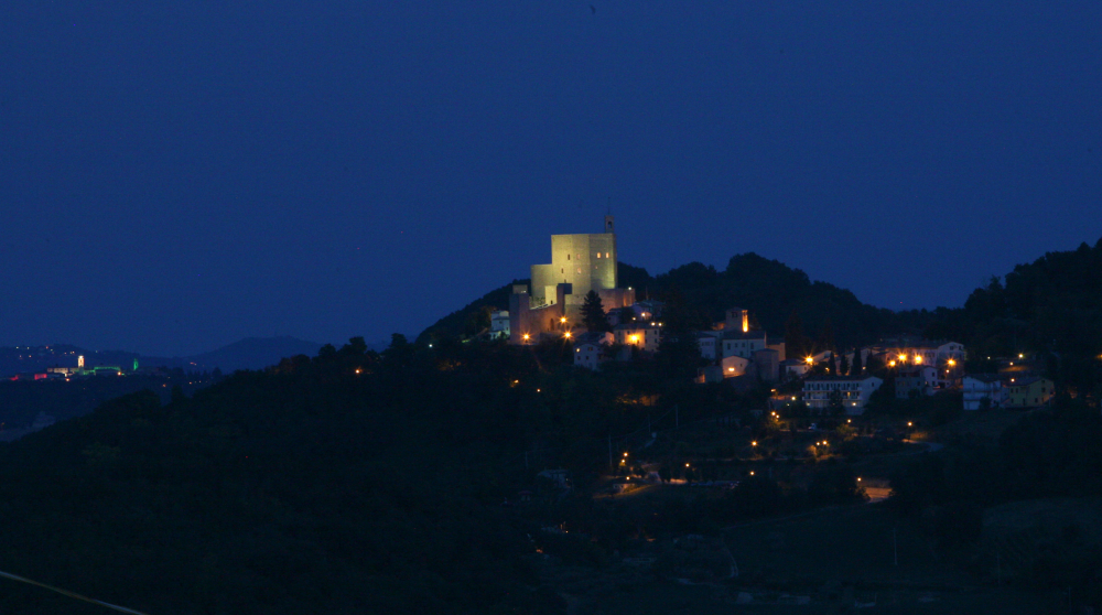 Vista di Montefiore da Gemmano foto di PH. Paritani