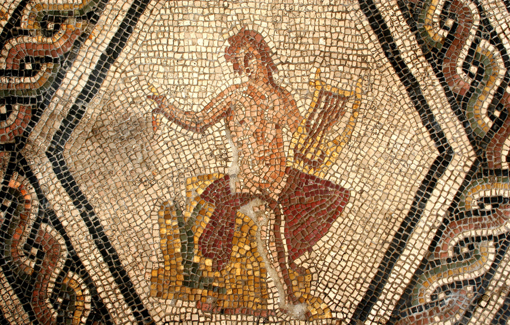 House of the surgeon, Orpheus mosaic, Rimini photo by E. Salvatori