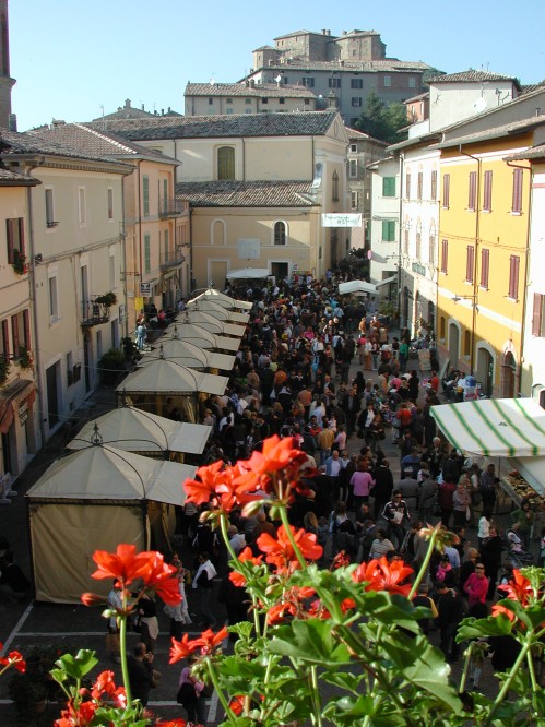 mercatino in centro storico, Sant'Agata Feltria Foto(s) von Archivio Provincia di Rimini