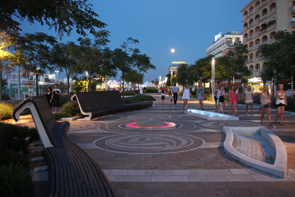 promenade, Riccione photo by PH. Paritani