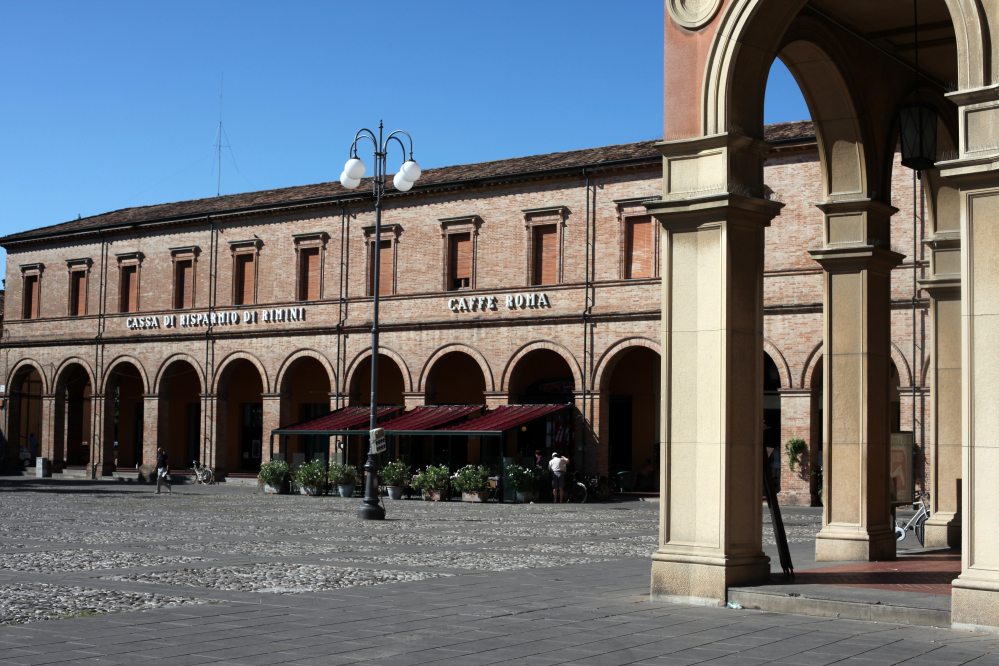 Piazza Ganganelli, Santarcangelo di Romagna foto di PH. Paritani