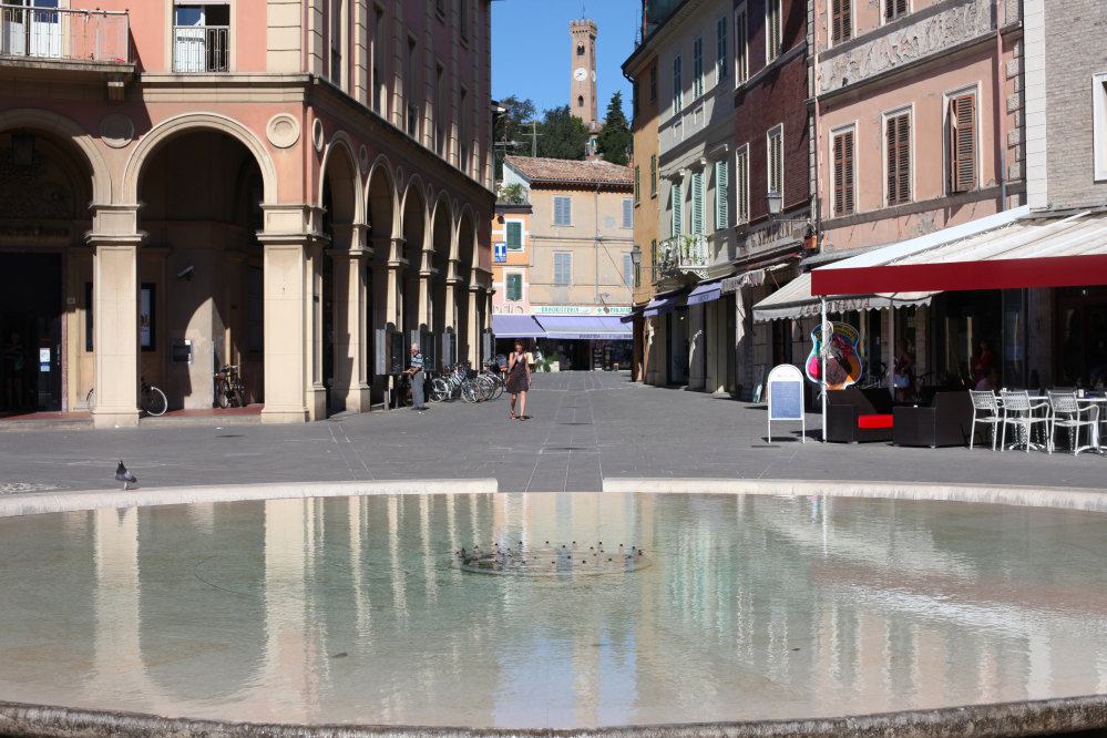 Piazza Ganganelli, Santarcangelo di Romagna foto di PH. Paritani