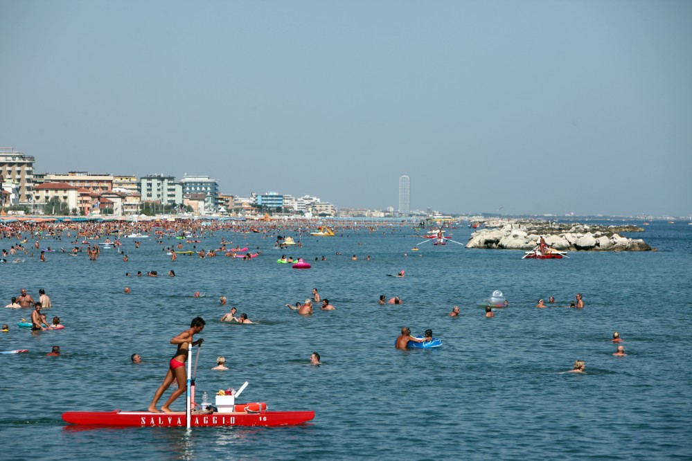 Bellaria Igea Marina, bagnino salvataggio foto di PH. Paritani