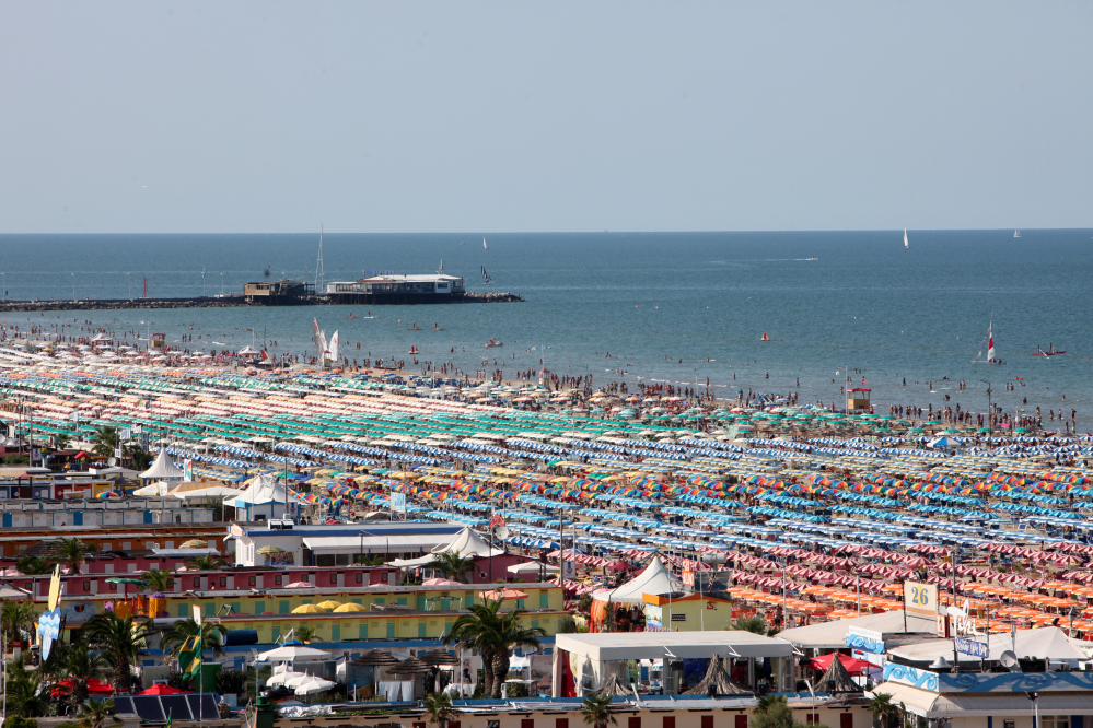 Spiaggia di Rimini foto di PH. Paritani