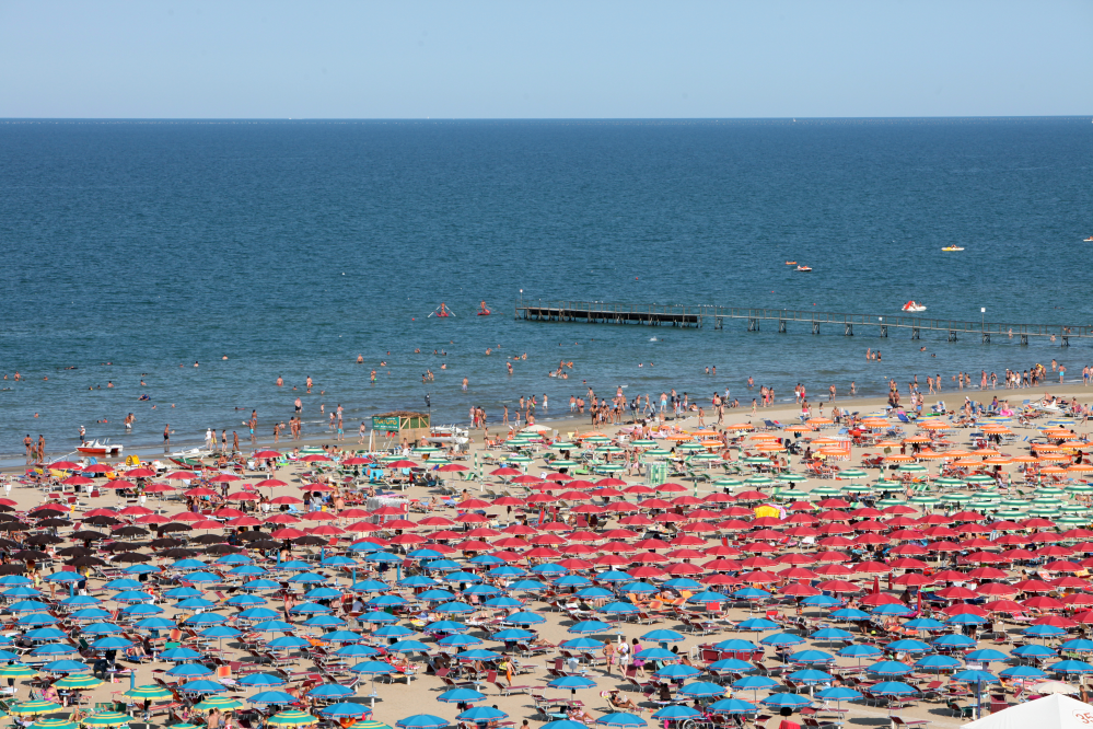 Spiaggia di Rimini foto di PH. Paritani