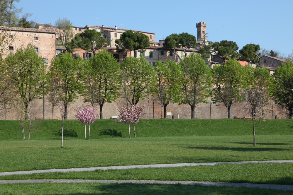 Mura di cinta, Santarcangelo di Romagna foto di PH. Paritani