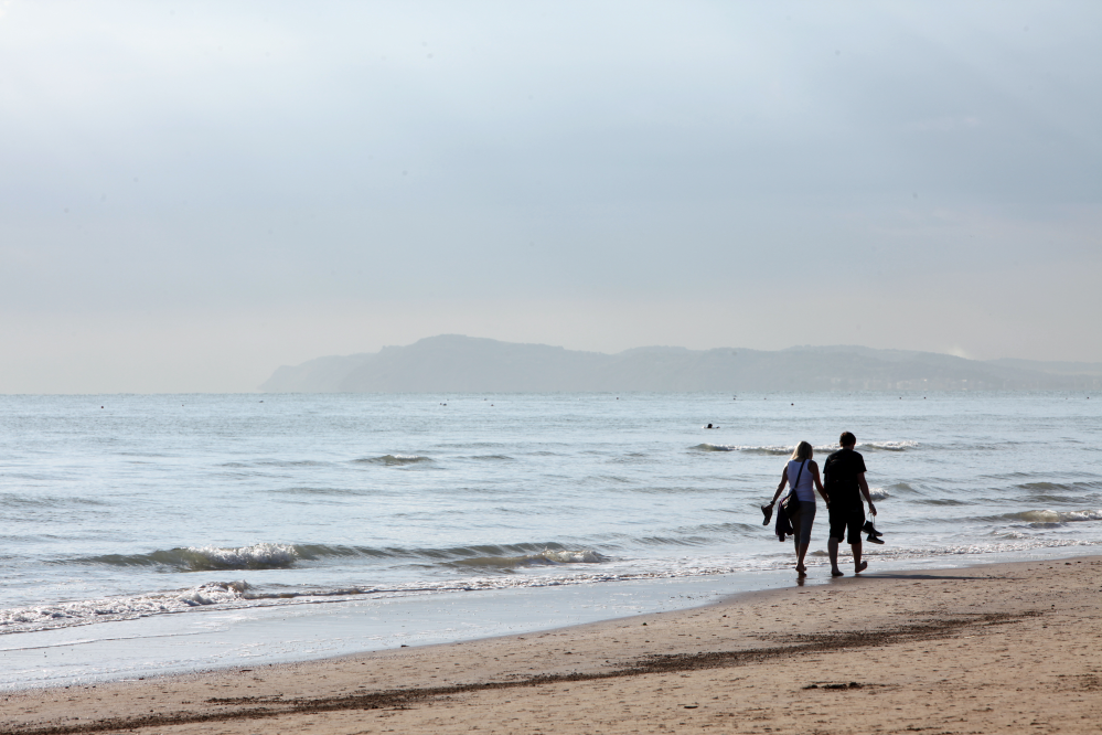 walk along the shoreline, Rimini photo by PH. Paritani