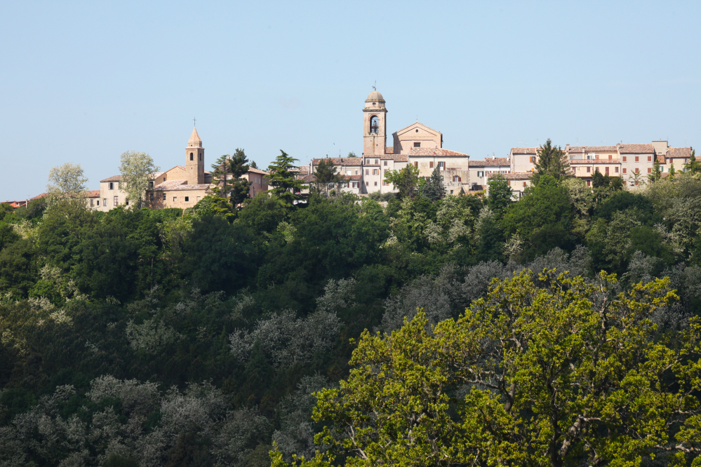 View of Mondaino photo by PH. Paritani