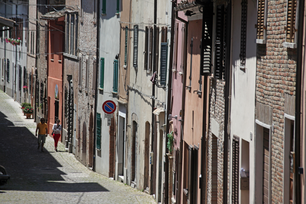 View of the historical centre, Mondaino photo by PH. Paritani