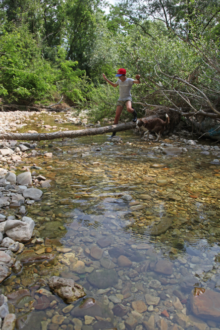 il fiume Marano, Coriano foto di PH. Paritani