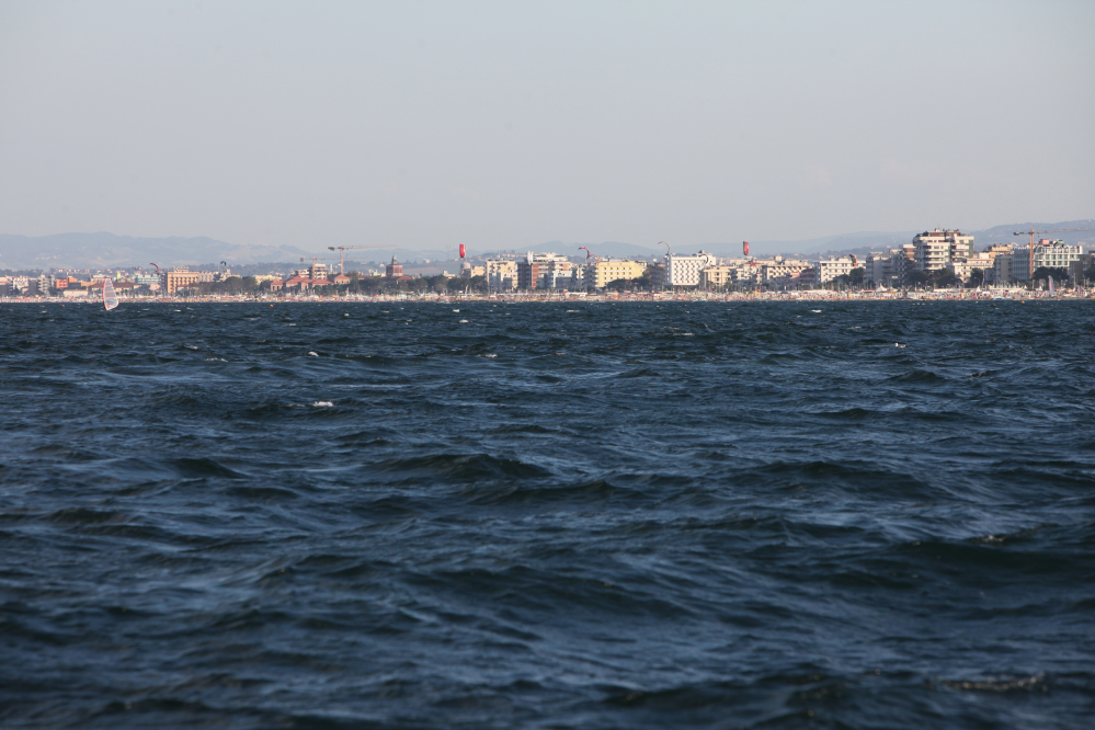 view over the sea, Rimini photo by PH. Paritani