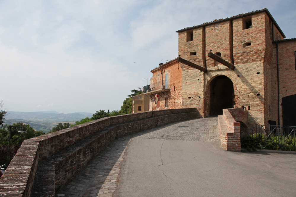 Entrance gate to the village &#40;Marina gate&#41;, Mondaino photo by PH. Paritani