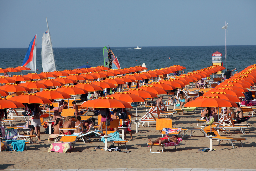 Spiaggia di Rimini foto di PH. Paritani