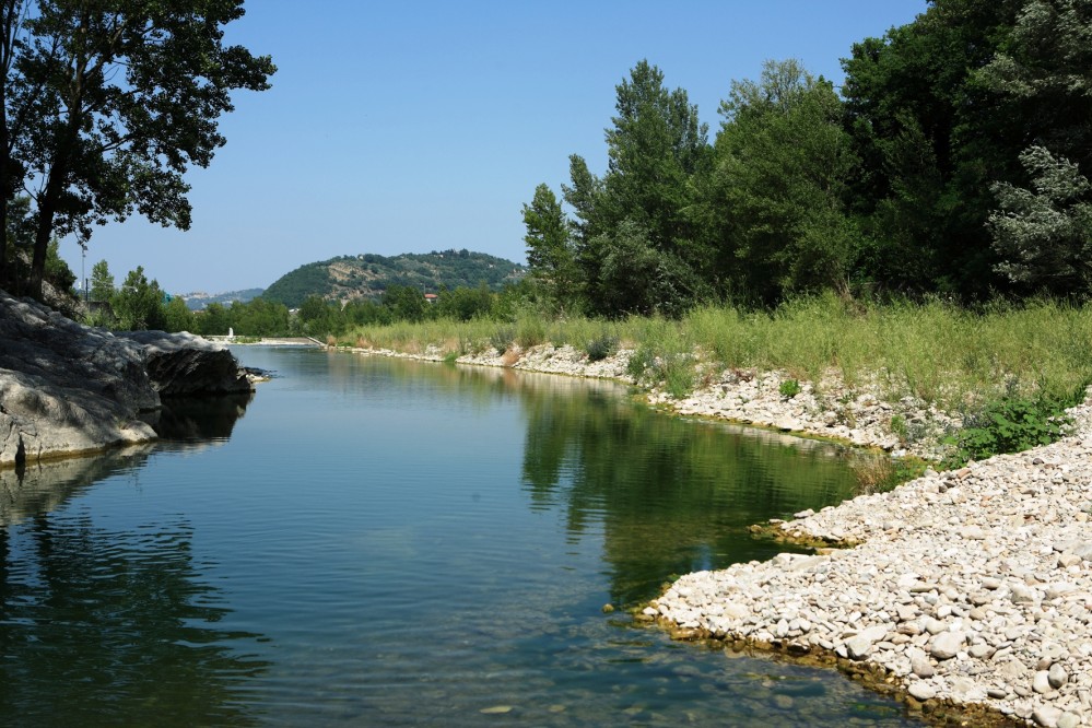 Fiume Marecchia, Ponte Santa Maria Maddalena, Novafeltria Foto(s) von Archivio Provincia di Rimini