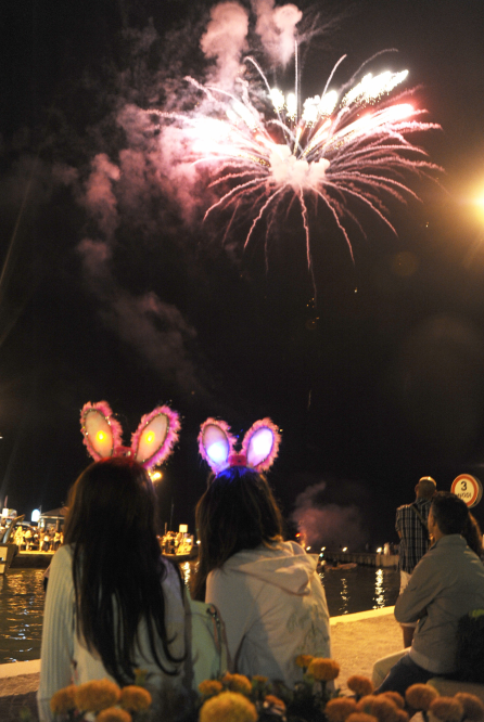 La Notte Rosa, fuochi d'artificio a Bellaria Igea Marina foto di M. Migliorini