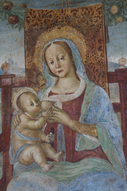 Affresco Madonna del Latte, Mondaino photos de PH. Paritani