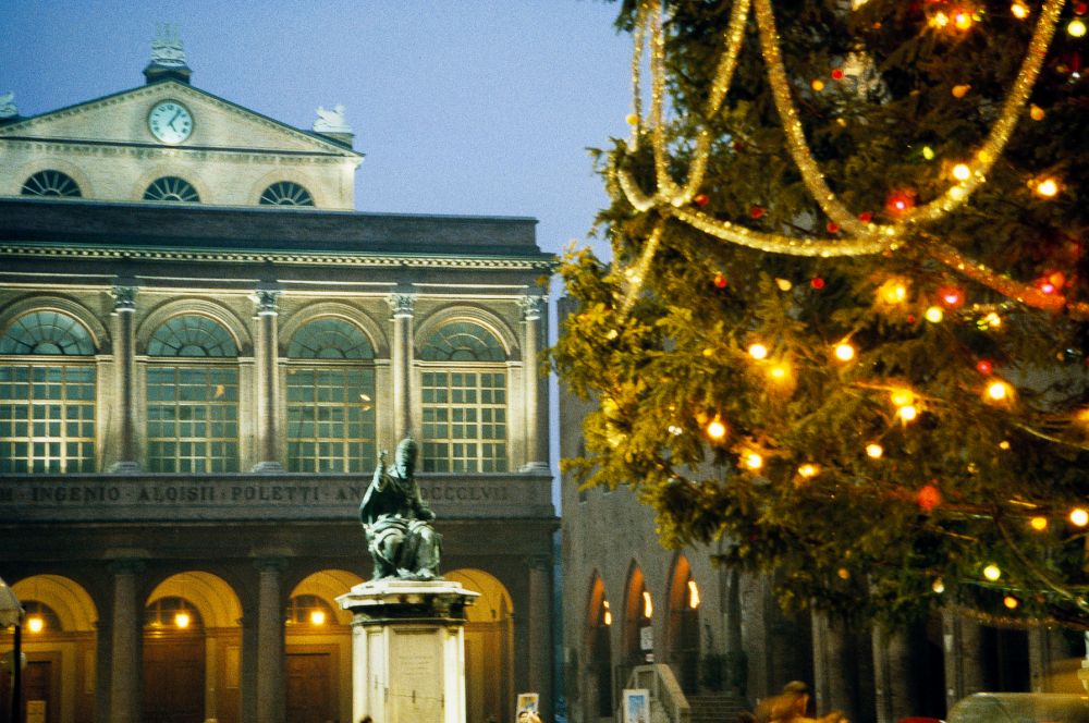 Christmas, piazza Cavour, Rimini photo by PH. Paritani