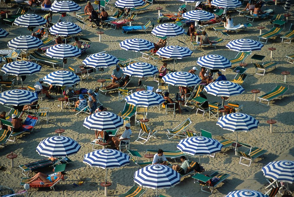 Bellaria Igea Marina, ombrelloni foto di L. Bottaro