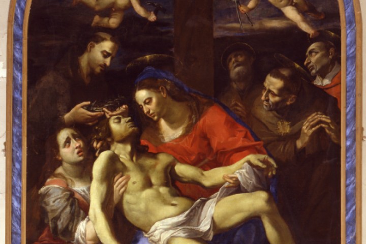 La Deposizione &#40;Pomarancio&#41; - San Michele Church, Mondaino photo by PH. Paritani