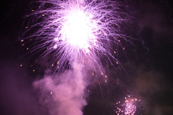 La Notte Rosa, fuochi d'artificio foto di Archivio Provincia di Rimini