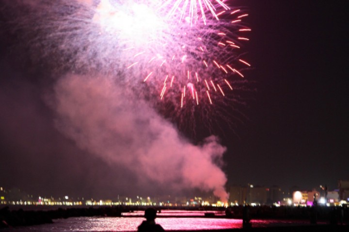 La Notte Rosa, fuochi d'artificio photo by Archivio Provincia di Rimini