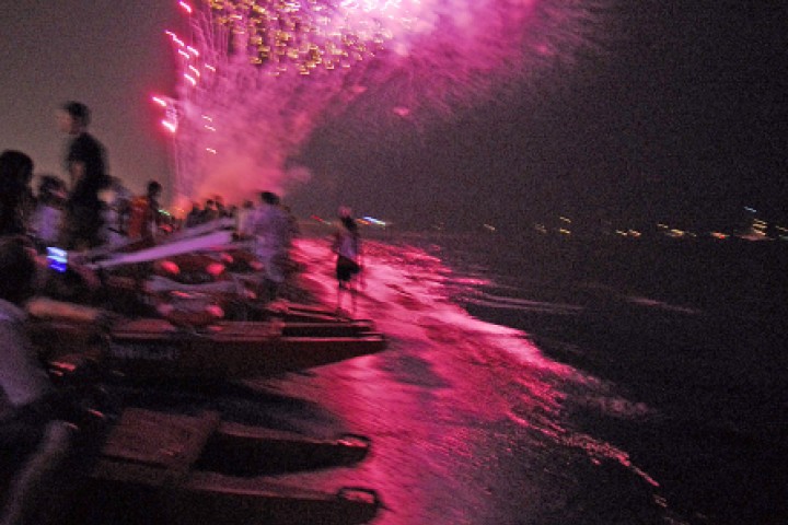 La Notte Rosa, fuochi d'artificio foto di F. Giorgetti