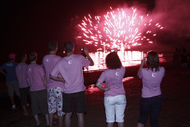 La Notte Rosa, fuochi d'artificio Foto(s) von Archivio Provincia di Rimini