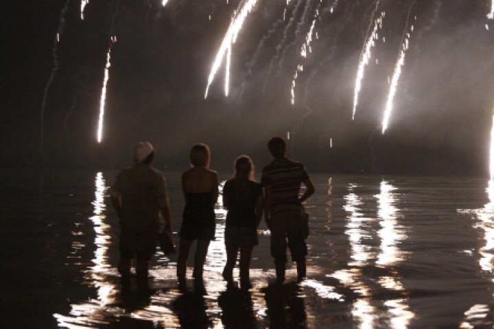 La Notte Rosa, fuochi d'artificio Foto(s) von F. Giorgetti