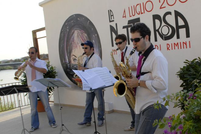 La Notte Rosa, the Italian summer’s New Year’s Eve, Rimini photo by R. Gallini