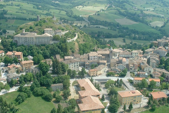 veduta aerea, Pennabilli photos de Archivio Provincia di Rimini