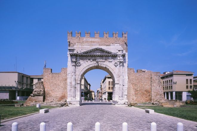 Arch of Augustus, Rimini photo by Archivio Provincia di Rimini