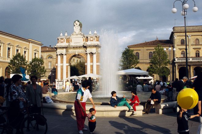 Arco Ganganelli, piazza Ganganelli, Santarcangelo di Romagna foto di F. Sancisi