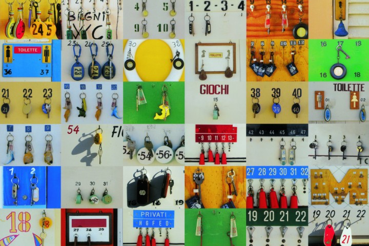 DiviDiRimini, chiavi della cabine photo by Marco Morosini