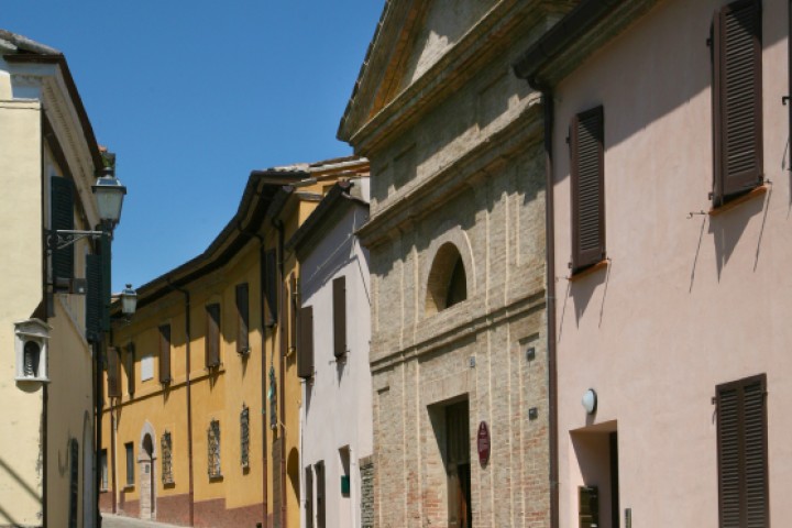 Church of the Hospital of Mercy, Montefiore Conca photo by PH. Paritani