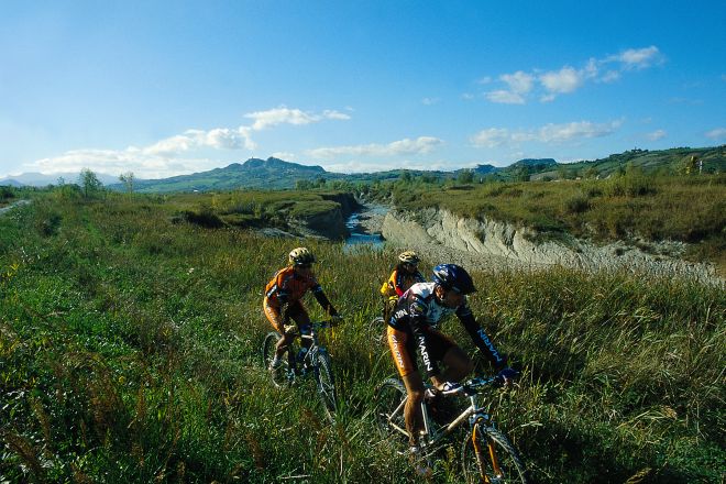 mountain biking, Verucchio photo by R. Urbinati