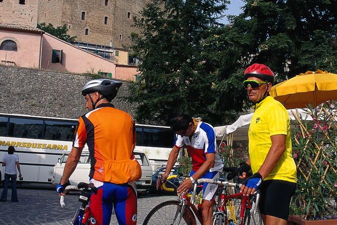 ciclisti, Montefiore Conca Foto(s) von L. Bottaro