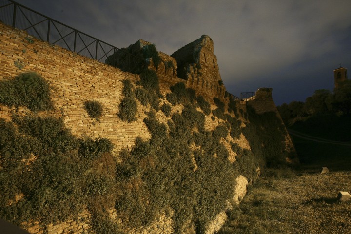 Ancient city walls, Coriano photo by PH. Paritani