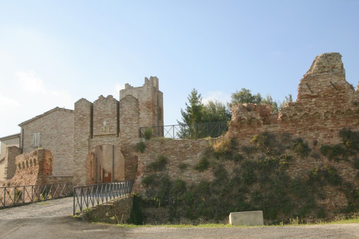 Remains of the town walls, Coriano photo by PH. Paritani