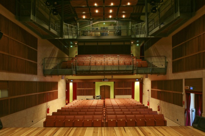 Municipal theatre Corte, Coriano photo by PH. Paritani