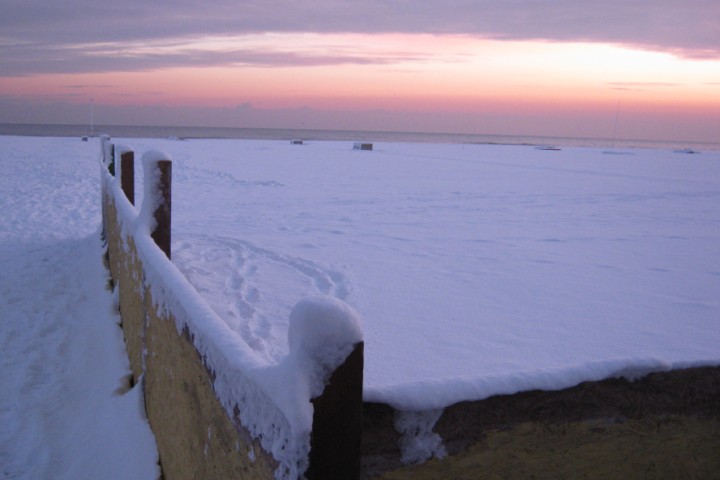 Rimini, beach in winter photo by L. Pollio