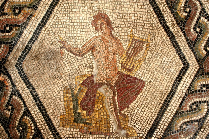 Rimini, Domus del chirurgo, Mosaico di Orfeo photos de E. Salvatori